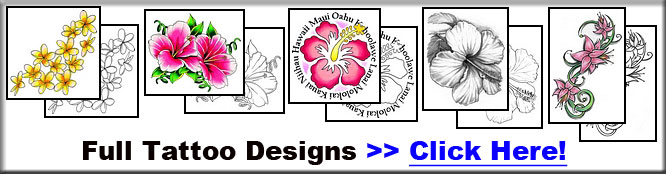 Hawaiian Flower Tattoos