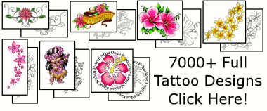 Hawaiian Flower Tattoos