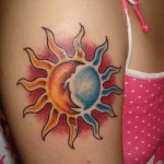 Tribal Sun Tattoos